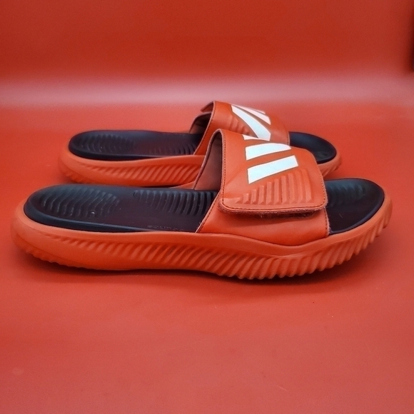 Adidas Shoes Men’s 9 Alphabounce Slides Red - Picture 3 of 8
